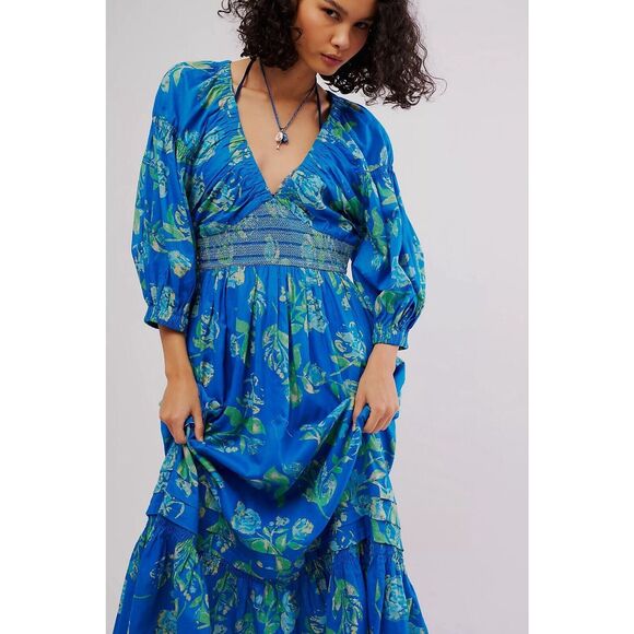 NWT Free People Golden Hour Maxi Dress Size Medium - Picture 4 of 9